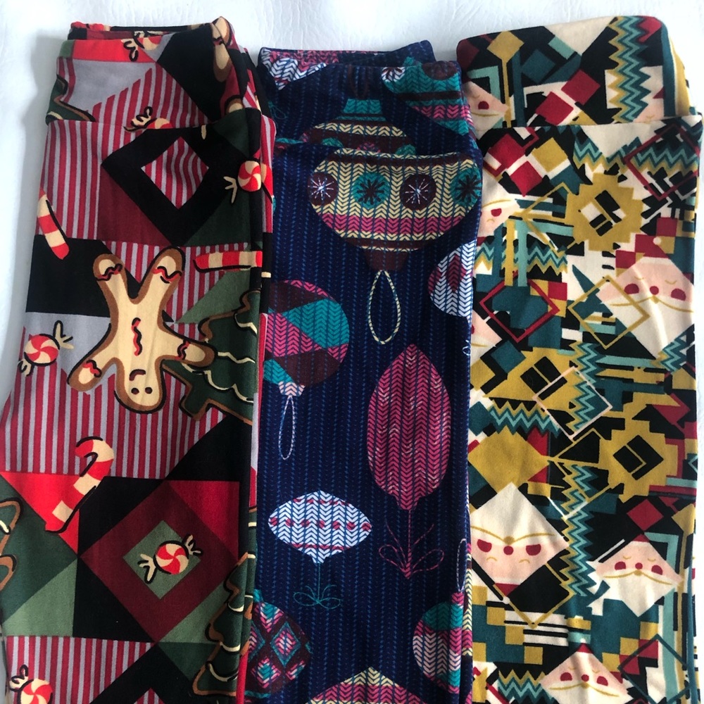 NEW KIDS HOLIDAY LEGGINGS! Set of 3!